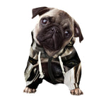 Halloween Clown Print Dog Zip Up Hoodie