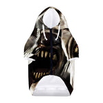 Halloween Clown Print Dog Zip Up Hoodie