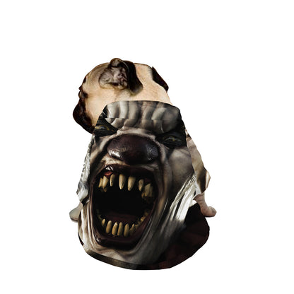 Halloween Clown Print Dog Zip Up Jacket