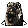 Halloween Clown Print Drawstring Backpack