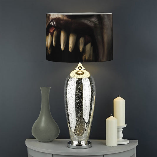 Halloween Clown Print Drum Lamp Shade