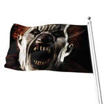 Halloween Clown Print Flag