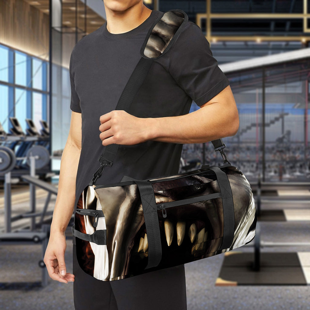 Halloween Clown Print Gym Bag
