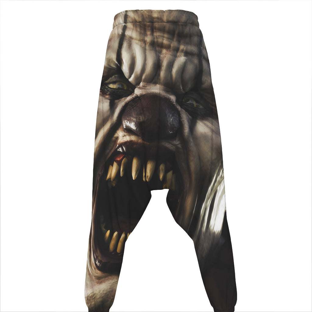 Halloween Clown Print Hammer Pants