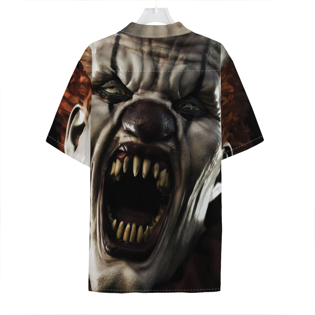 Halloween Clown Print Hawaiian Shirt