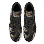 Halloween Clown Print High Top Leather Sneakers