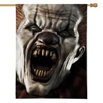Halloween Clown Print House Flag