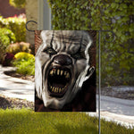 Halloween Clown Print House Flag