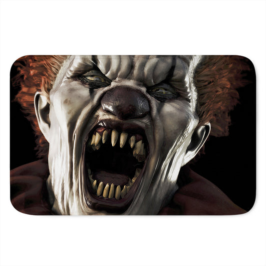 Halloween Clown Print Indoor Door Mat