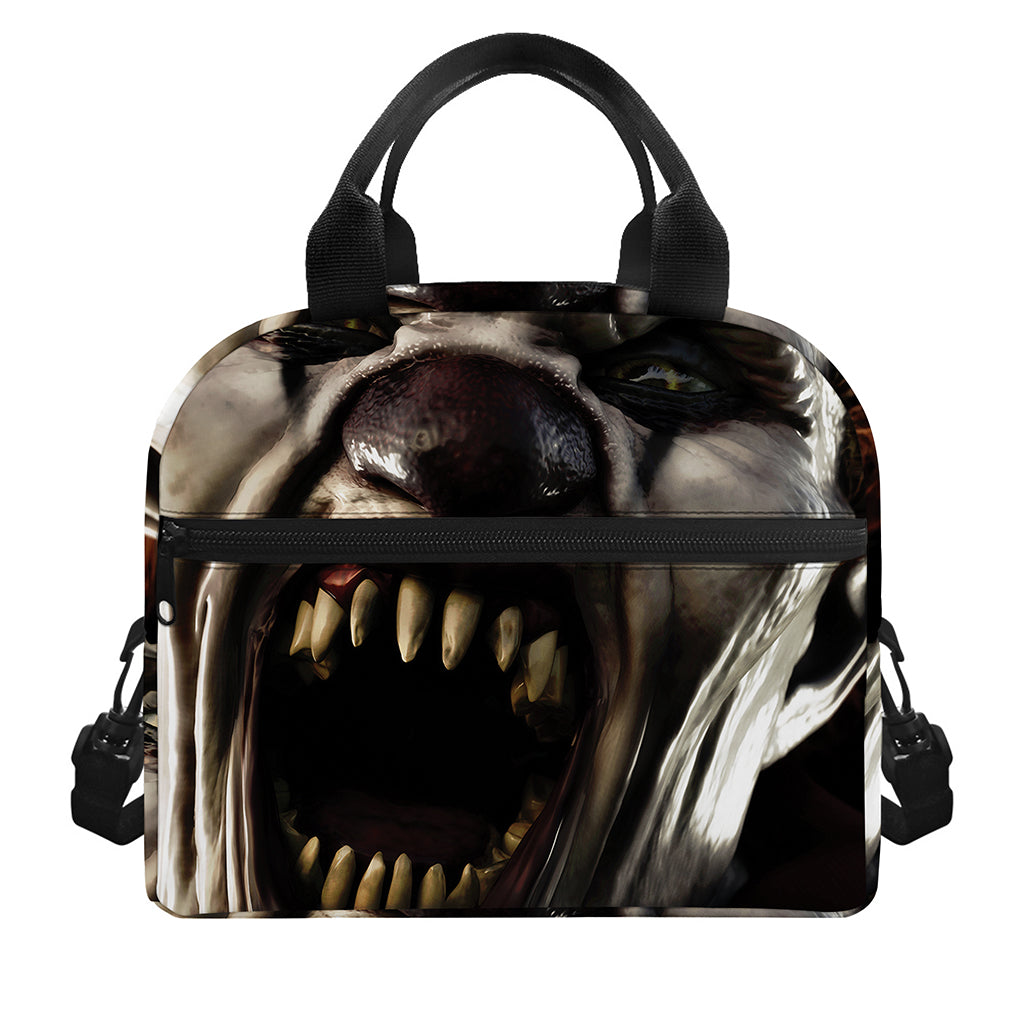 Halloween Clown Print Insulated Lunch Bag