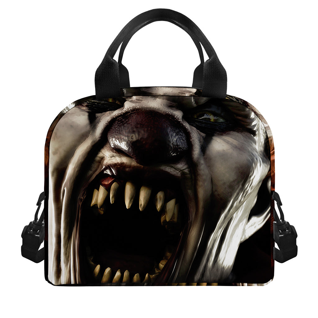 Halloween Clown Print Insulated Lunch Bag