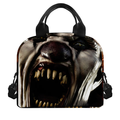 Halloween Clown Print Insulated Lunch Bag