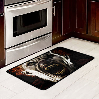 Halloween Clown Print Kitchen Mat
