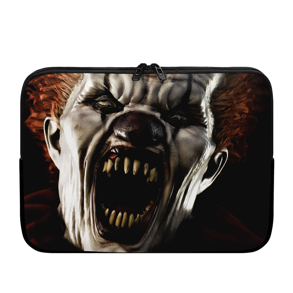 Halloween Clown Print Laptop Sleeve