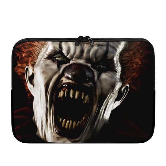 Halloween Clown Print Laptop Sleeve