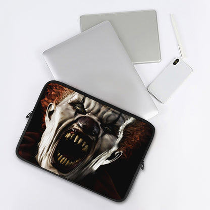 Halloween Clown Print Laptop Sleeve