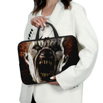 Halloween Clown Print Laptop Sleeve With Handle
