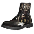 Halloween Clown Print Lace-Up Boots