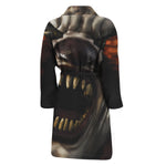 Halloween Clown Print Men's Bathrobe