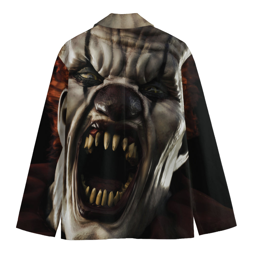 Halloween Clown Print Men's Blazer