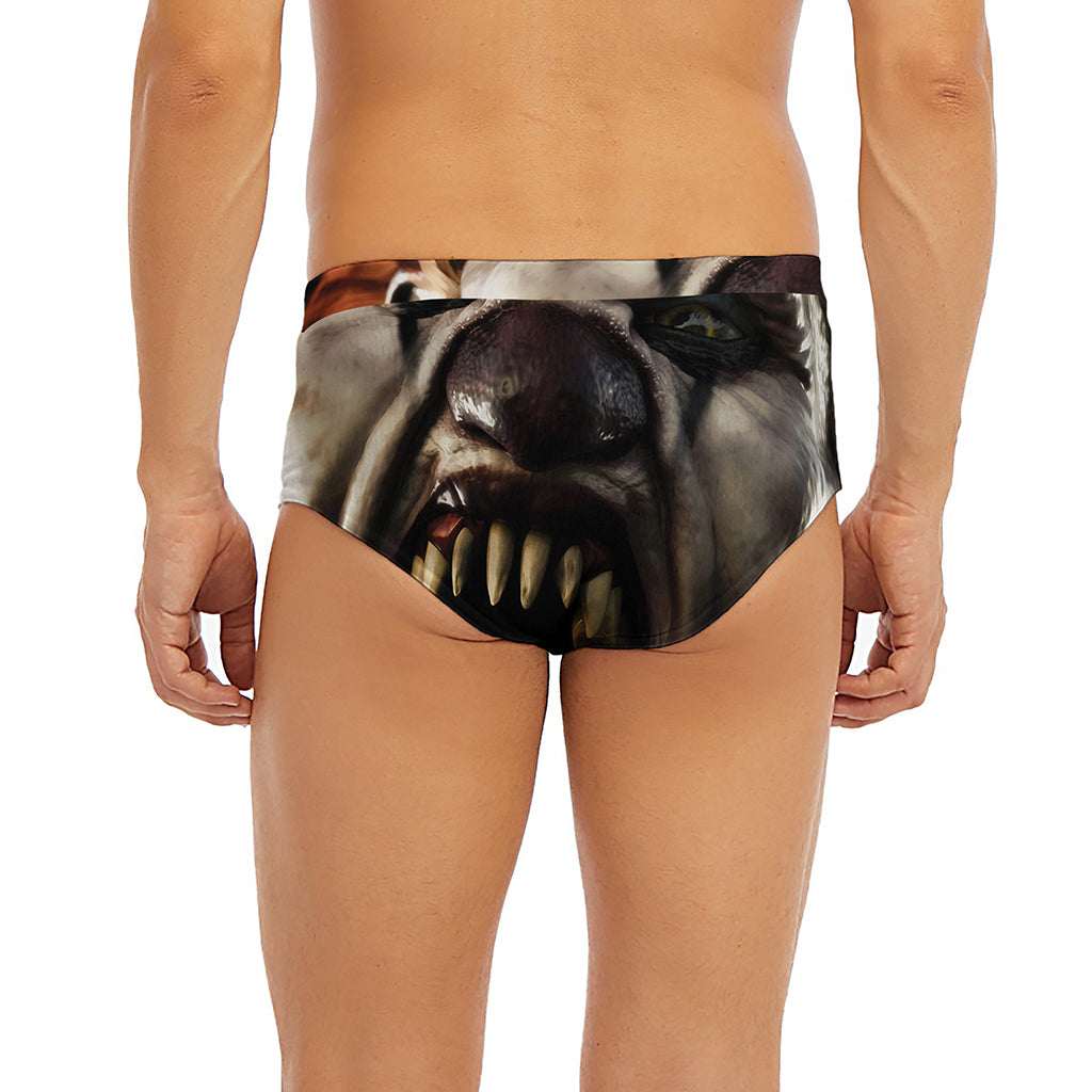 Halloween Clown Print Men's Briefs