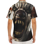 Halloween Clown Print Men's Deep V-Neck Shirt
