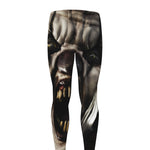 Halloween Clown Print Men's leggings