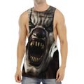 Halloween Clown Print Men's Muscle Tank Top