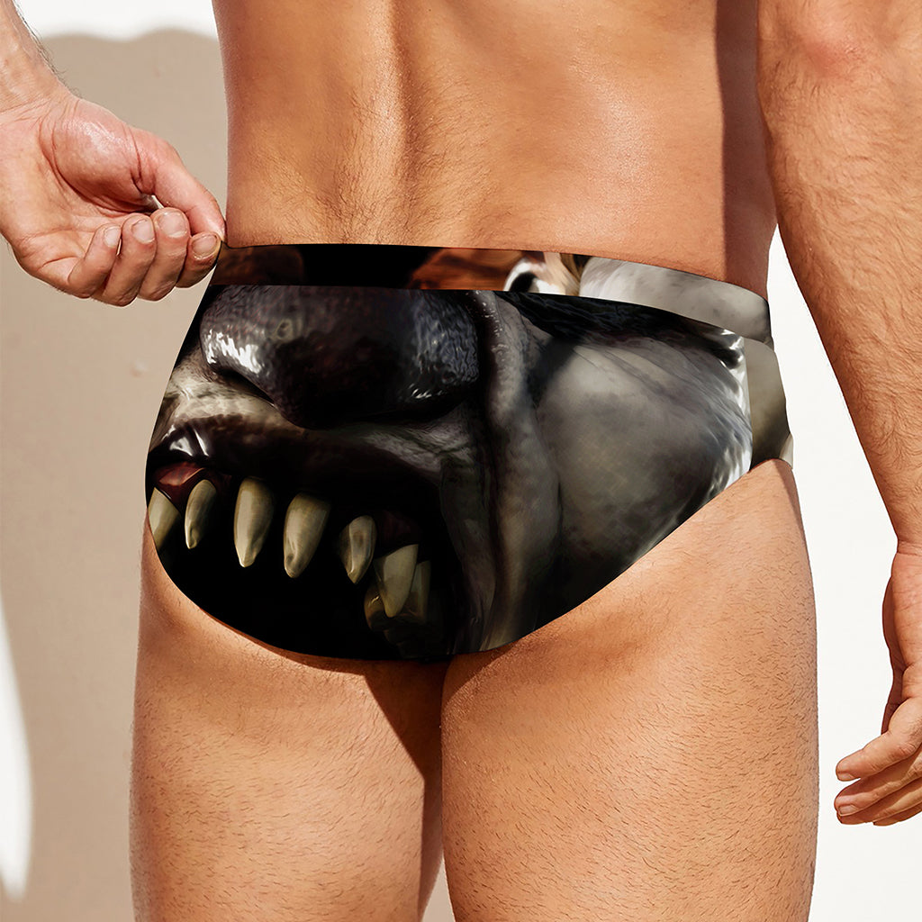 Halloween Clown Print Men's Swim Briefs