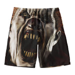 Halloween Clown Print Men's Swim Trunks