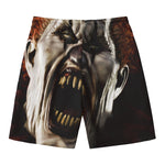 Halloween Clown Print Men's Swim Trunks