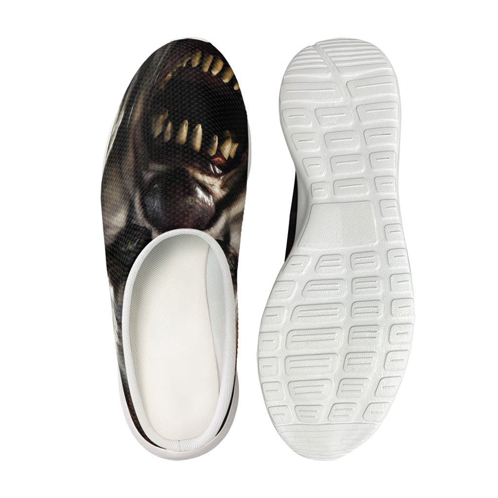 Halloween Clown Print Mesh Casual Shoes
