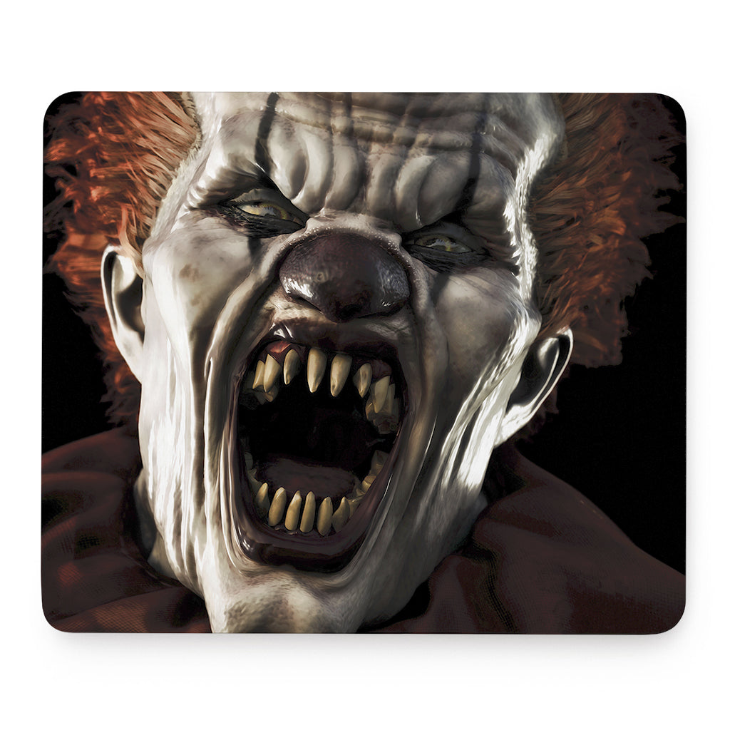 Halloween Clown Print Mouse Pad