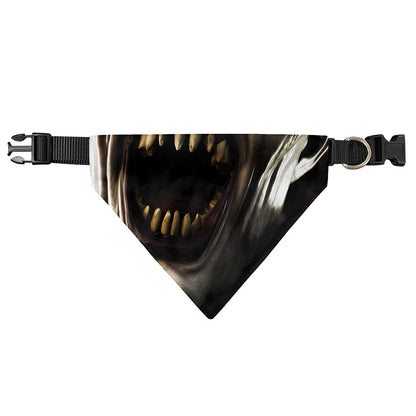 Halloween Clown Print Over The Collar Dog Bandana