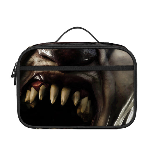 Halloween Clown Print Portable Lunch Bag