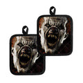 Halloween Clown Print Pot Holders