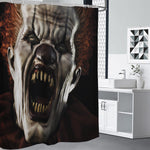 Halloween Clown Print Premium Shower Curtain