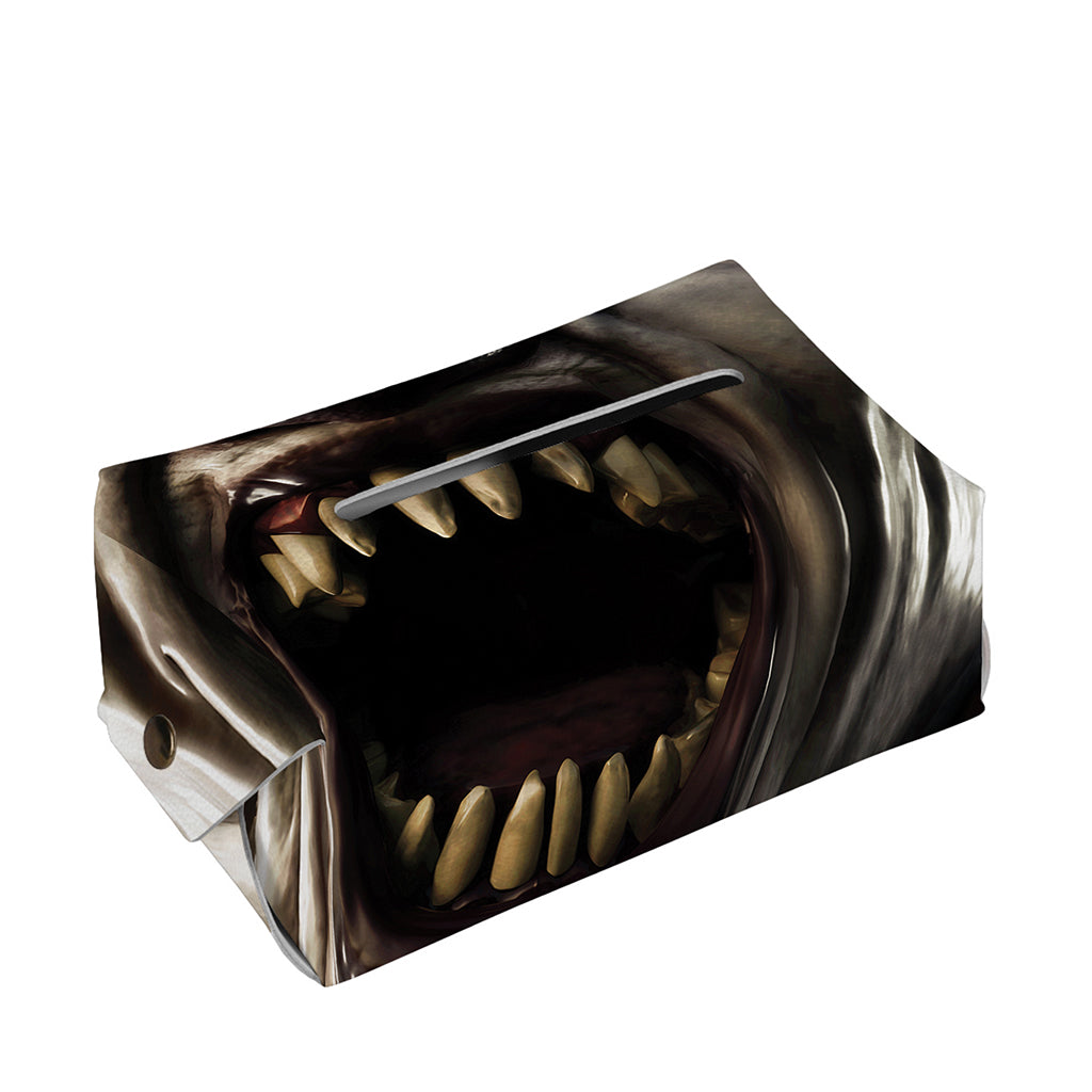 Halloween Clown Print Rectangle Tissue Box Cover