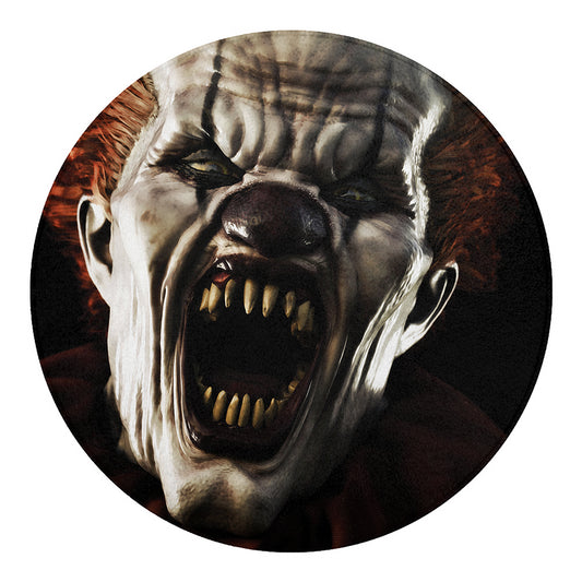 Halloween Clown Print Round Blanket