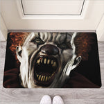 Halloween Clown Print Rubber Doormat
