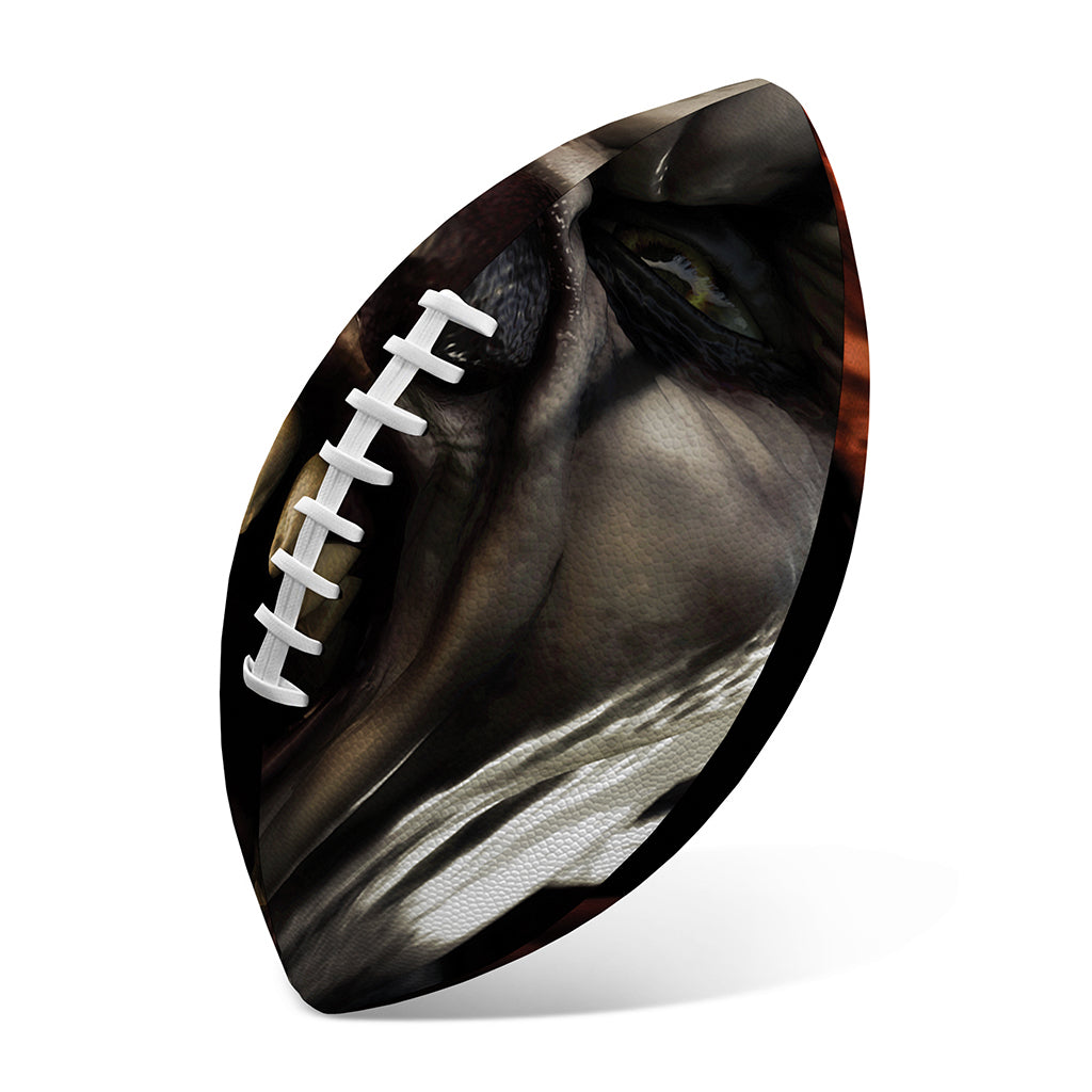 Halloween Clown Print Rugby Ball