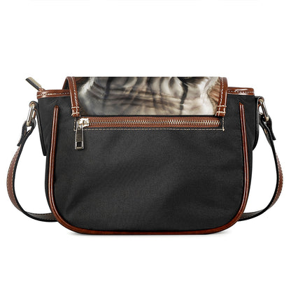 Halloween Clown Print Saddle Bag