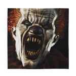 Halloween Clown Print Silk Bandana