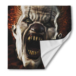 Halloween Clown Print Silk Bandana