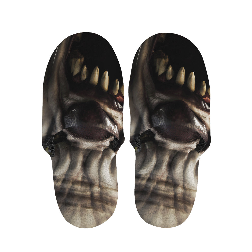 Halloween Clown Print Slippers