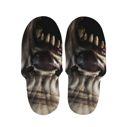 Halloween Clown Print Slippers