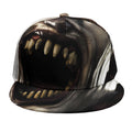 Halloween Clown Print Snapback Cap