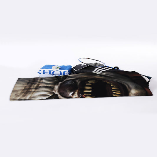 Halloween Clown Print Sports Towel