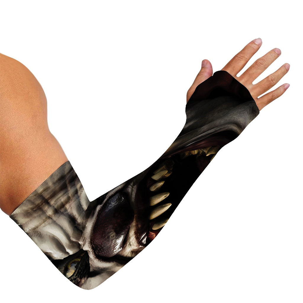 Halloween Clown Print Sun Protection Arm Sleeves