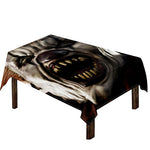 Halloween Clown Print Tablecloth